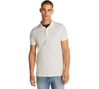 Tommy Jeans Herren Poloshirt Kurzarm Placket Slim Fit, Weiß (Ecru), XXL