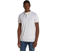 Tommy Jeans Herren Poloshirt Kurzarm Slim Fit, Grau (Silver Grey Htr), XXL