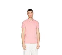 Tommy Jeans Herren Poloshirt Kurzarm Slim Fit, Rosa (Tickled Pink), XL