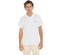 Tommy Jeans Herren Poloshirt Kurzarm Tjm Slim Corp Polo Regular Fit, Weiß (White), M