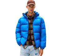 Steppjacke TOMMY JEANS "TJM ESSENTIAL DOWN JACKET EXT", Herren, Gr. L, blau (vibrant indigo), Web, Obermaterial: 100% Polyamid. Futter: 100% Polyester, Jacken, Winterjacke Outdoorjacke Gefüttert 2 in