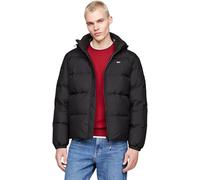 Tommy Jeans Winter-Daunenjacke Essential Down Jacket EXT mit Kapuze (warm, wasserabweisend) schwarz Herren, Größe 3XL