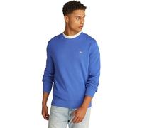 Tommy Jeans Herren Pullover Rundhalsausschnitt, Blau (Tempo Blue), S