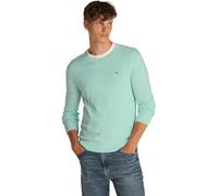 Tommy Jeans Herren Pullover Rundhalsausschnitt, Türkis (Spring Mint), 3XL