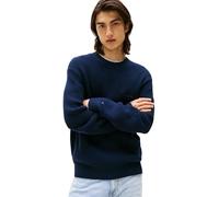 Tommy Jeans Herren Pullover Script Chunky Strickpullover, Blau (Dark Night Navy), XXL