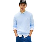 Tommy Jeans Herren Pullover Slim Light mit Rundhalsausschnitt, Blau (Sweet Blue), L