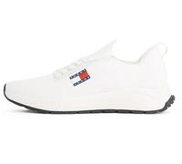 Tommy Jeans Herren Runner Sneaker Kntitted Low Top, Weiß (Ecru), 45