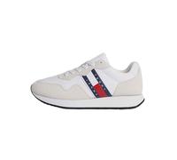 Tommy Jeans Herren Runner Sneaker Modern Sportschuhe, Weiß (White), 42