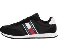 Tommy Jeans Herren Runner Sneaker Sportschuhe, Schwarz (Black), 45