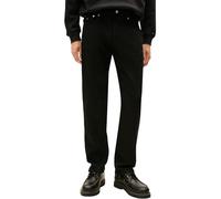 Slim-fit-Jeans TOMMY JEANS "Ryan", Herren, Gr. 31, Länge 32, schwarz denim, Denim/Jeans, Obermaterial: 99% Baumwolle, 1% Elasthan, straight fit, Jeans Slim-fit-Jeans, Slim Straight (65592834-31) schwa
