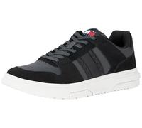 Tommy Jeans Herren Sneaker Brooklyn aus Wildleder, Schwarz (Black), 44