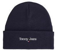 Tommy Jeans Herren TJM Sport Beanie AM0AM11340 Gestrickte Mütze, Blau, OS