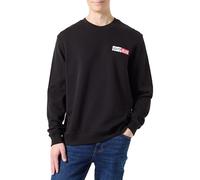 Tommy Jeans Herren Sweatshirt Entry Graphic Rundhalsausschnitt, Schwarz (Black), S