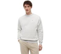 Tommy Jeans Reg Flag Fleece Crew Sweatshirt hellgrau - S