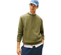 Tommy Jeans Regular Fit Sweatshirt aus Baumwoll-Mix in Oliv, Größe L