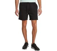 Regular Fit Sweatshorts aus Alpaka-Mix mit Logo-Stitching S men Black