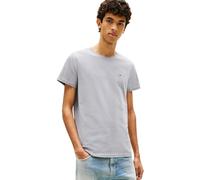 Tommy Jeans Herren T-Shirt Kurzarm Original Slim Fit, Grau (Gravel Grey), L