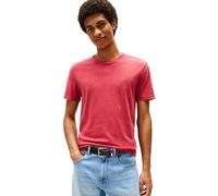 Tommy Jeans T-Shirt TJM XSLIM JASPE HTR DM0DM20363 Rundhals 60/40 Baumw./Polyester Slim Fit Rot XXL