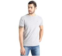 Tommy Jeans Herren T-Shirt Kurzarm TJM Original Slim Fit, Grau (Light Grey Heather), M