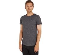 Tommy Jeans Herren T-Shirt Kurzarm TJM Slim Slim Fit, Schwarz (Black), L
