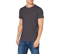 Tommy Jeans Herren T-Shirt Kurzarm TJM Slim Slim Fit, Schwarz (Black), XS