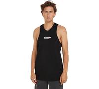 Tommy Jeans Herren Tank Top mit Logo, Schwarz (Black), XS