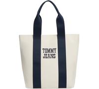 Tommy Jeans Herren TJM Bold Varsity Tote Am0am14221 Tragetasche, BEIGE (Newsprint)