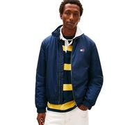 Tommy Jeans Regular Fit Blouson mit Label-Patch in Dunkelblau, Größe XXL