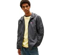 Tommy Jeans Herren TJM Fleece Chicago Jacket EXT Dm0Dm22291 Windbreaker-Jacke, Grey (Washed Black), 3XL Plus