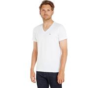 Tommy Jeans Herren Tjm Original Jersey V Neck Tee Dm0dm04410 Kurzarm Strickoberteile, Weiß (Classic White), S EU