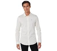 Tommy Jeans Original Stretch Slim Fit Langarmhemd XL Classic White