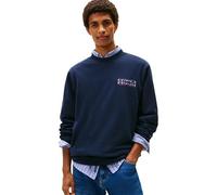 Tommy Jeans Herren TJM Reg Entry DNA Play Crew EXT Dm0dm22377 Pullover Sweatshirt (1er Pack), Blau (Dark Night Navy), S