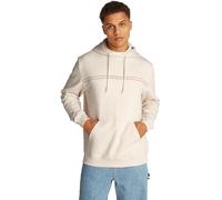 Kapuzensweatshirt TOMMY JEANS "TJM REG ENTRY GRAPHIC HOODIE EXT", Herren, Gr. 3XL, grau (oat marl htr), Sweatware, Obermaterial: 100% Baumwolle, regular fit, Rippbündchen, Sweatshirts, mit mehrfarbige