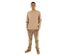 Tommy Jeans Herren TJM Reg Flag Crew Dm0dm20741 Pullover-Sweatshirt, Beige (Coastal Taupe), XXL EU