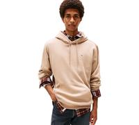Tommy Jeans Regular Fit Hoodie aus Baumwoll-Mix in Beige, Größe XS