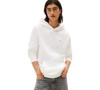 Tommy Jeans Herren TJM Reg Flag Hoodie Dm0dm20742 Kapuzenpullover, White (Ecru), XXL EU