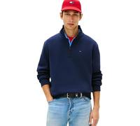 Tommy Jeans Herren TJM Reg Fleece 1/4zip Mock Neck Dm0dm20339 Sweatshirt mit halbem Reißverschluss, Blue (Dark Night Navy), XXL