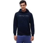 Tommy Jeans Herren TJM Reg Linear Logo Hoodie EXT Dm0dm20746 Pullover-Kapuzenpulli, Blue (Dark Night Navy), 3XL EU