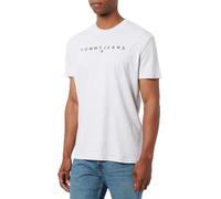 Tommy Jeans Herren TJM Reg Linear Logo Tee EXT Dm0dm20744 S/S T-Shirt, Grey (Silver Grey), 4XL EU