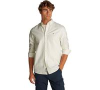 Tommy Jeans Herren Hemd Oxford Regular Fit, Weiß (Ecru), M