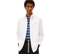 Langarmhemd TOMMY JEANS "TJM OXFORD", Herren, Gr. XL, N-Gr, ecru, Web, Obermaterial: 100% Baumwolle, regular fit, Manschette, Hemden, regular fit, Button-down-Kragen, basic (13528736-XL) ecru