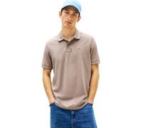Tommy Jeans Poloshirt TJM Regular Tipped Herren Jersey 100% Baumwolle Grau (Ivy Mink) XL