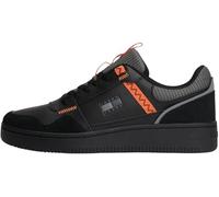 Tommy Jeans Herren TJM Retro Basket Em0em01657 Low-Top, Black Black Ibiza Sunset, 40 EU
