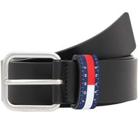 Ledergürtel TOMMY JEANS "TJM RYAN 3.5 cm breit", Herren, Gr. 95, schwarz, Rindsleder, Gürtel Ledergürtel, mit Logo auf Gürtelschlaufe (56337105-95)