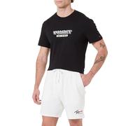 Tommy Jeans Herren TJM Signature Beach Short Dm0dm23017 Sweatshorts, White (Ecru), L