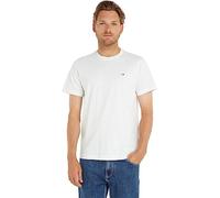 Tommy Jeans Herren Tjm Slim Jersey Neck Ext Dm0dm09598 Kurzarm Strickoberteile, White (White), XXL EU