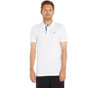 Tommy Jeans Slim Placket M - Polo - Herren M White