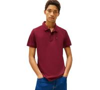 Poloshirt TOMMY JEANS "TJM SLIM PLACKET POLO EXT", Herren, Gr. XXL, rot (rot wine), Piqué, Obermaterial: 100% Baumwolle, slim fit, Shirts (52982539-XXL) rot wine