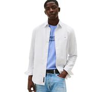 Tommy Jeans Herren TJM Slim Stripe Oxford Shirt EXT DM0DM20668 L/S Hemd, Blau (Nordic Iris/Stripes), M, Blau (Nordic Iris/Streifen), M