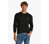 Tommy Jeans Herren TJM Slim Waffle Ls Tee EXT Dm0Dm20688 L/S T-Shirt, Black (Black), XL